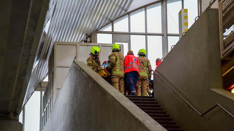 Ernstig ongeval op metrospoor in Spijkenisse