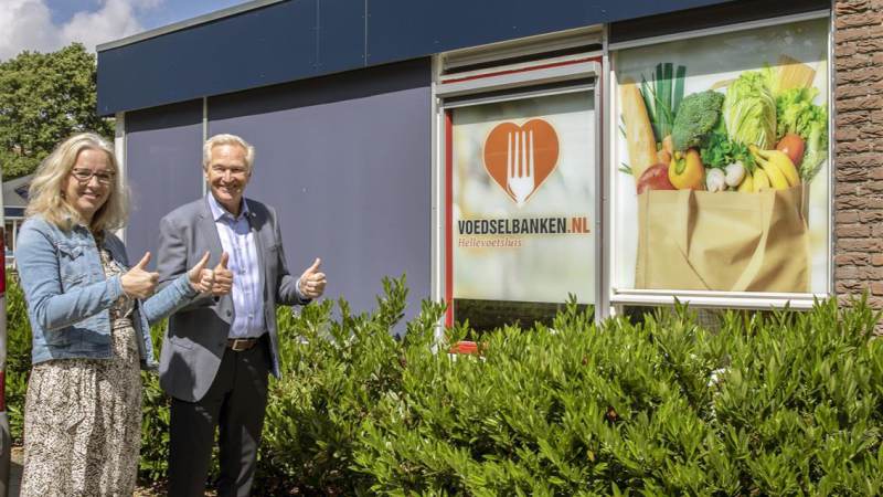 Wethouder opent nieuwe locatie voedselbank Hellevoetsluis