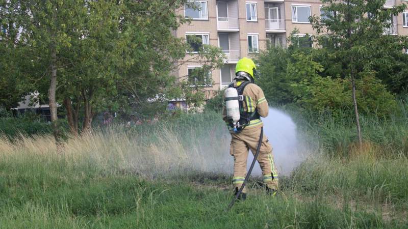 Bermbrand snel geblust in Spijkenisse