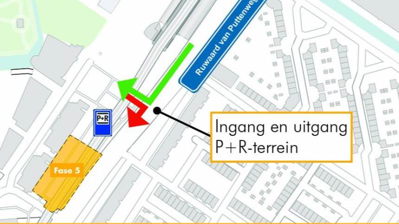 Minder parkeerplaatsen P+R Spijkenisse Centrum 