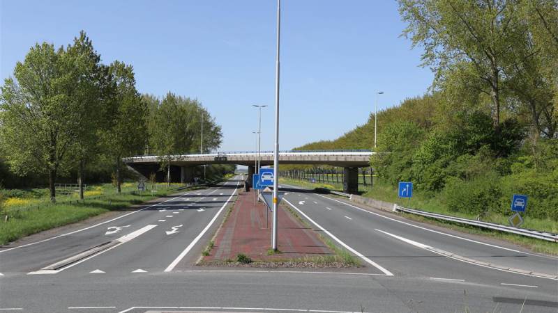 N57: weekendafsluiting tussen A15 en Hellevoetsluis 