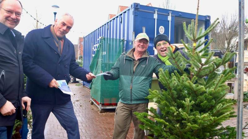 Uw kerstboom wordt gerecycled in Voorne aan Zee