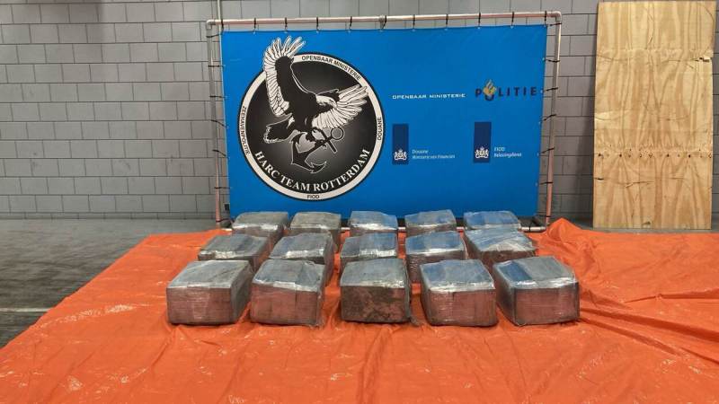 600 kilo cocaïne aangetroffen in Rotterdamse haven