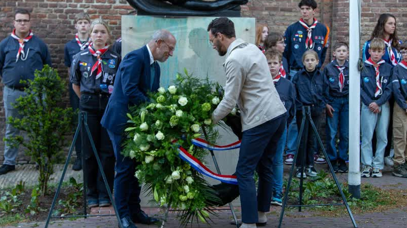 Herdenking Tweede Wereldoorlog in Brielle