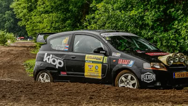 5e plaats voor Rallyteam Gerssen in NC4 bij ELE Rally