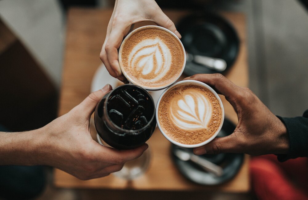 Koffie burendag ontmoeting