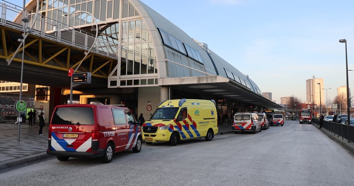 Metroverkeer gestremd na incident Spijkenisse Metro Centrum