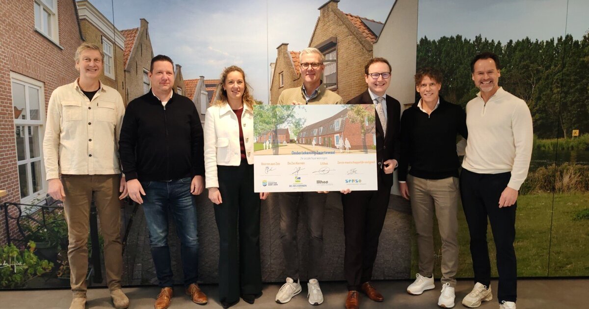 Belangrijke stap voor sociale huurwoningen in dorpshart Zwartewaal