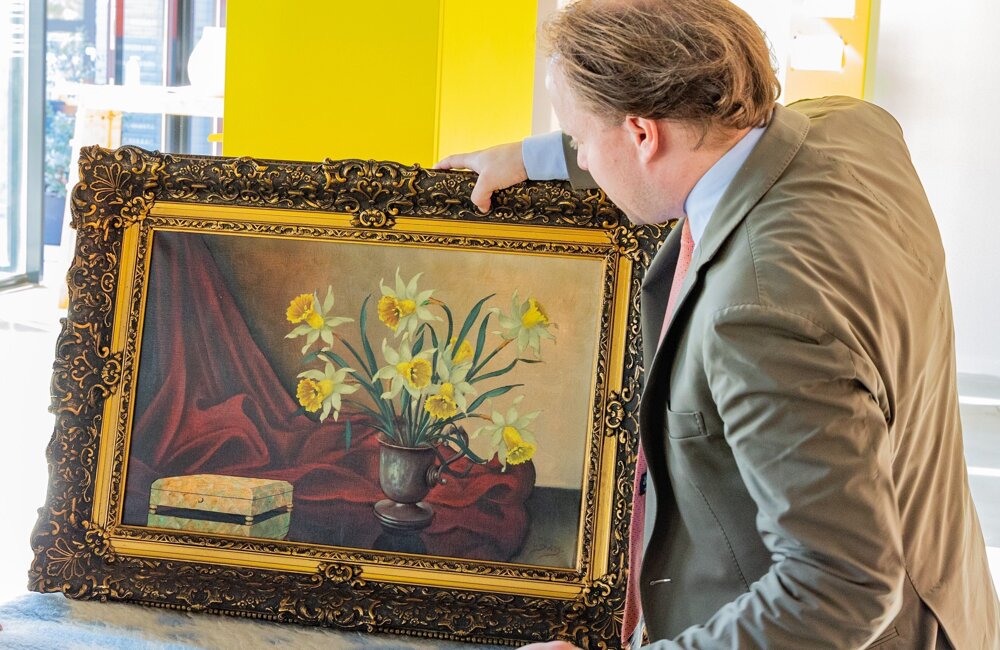 foto taxateur VenduRotterdam in actie