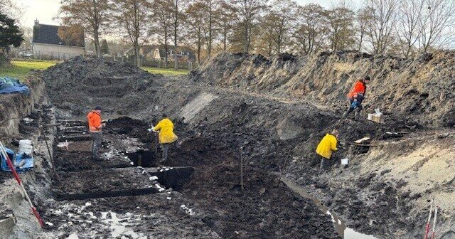 Boerderij uit de ijzertijd ontdekt bij archeologisch onderzoek in Rockanje