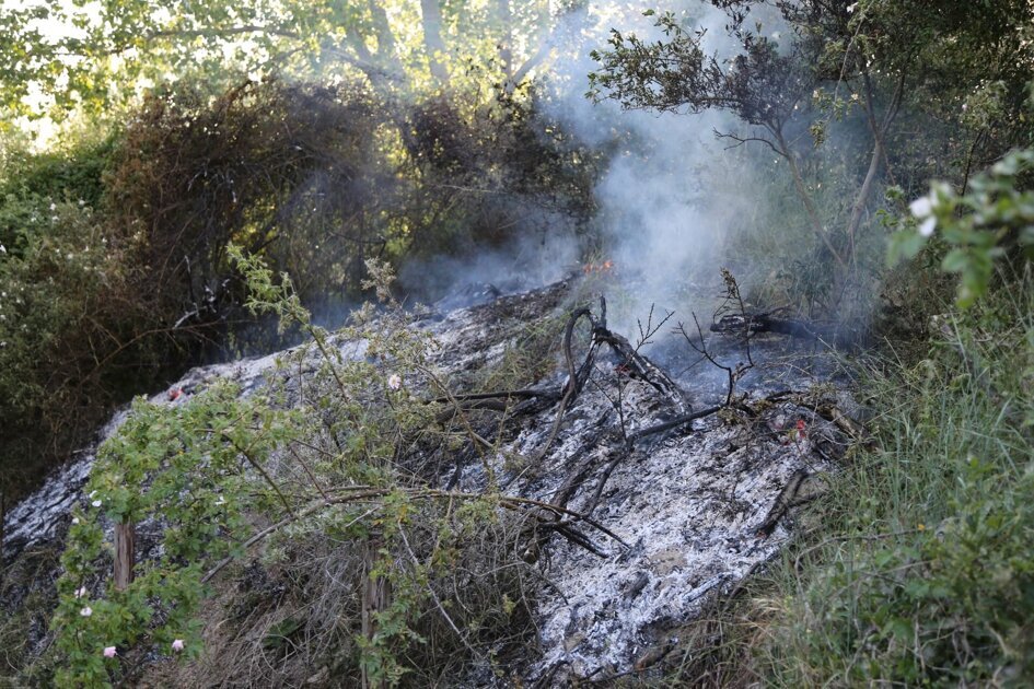 Brandweer zet drone in bij brand in Hellevoetsluis