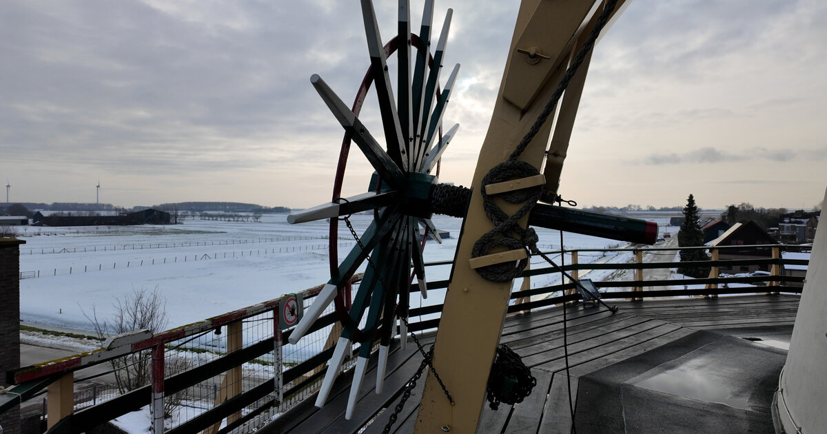 Korenmolen De Arend staat de komende jaren weer stevig
