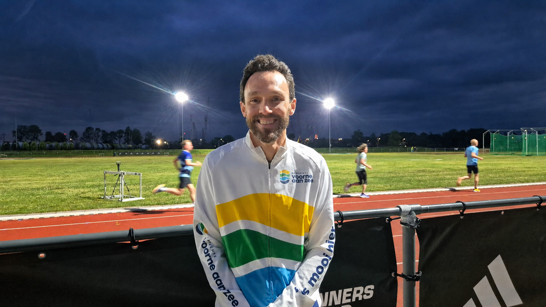Burgemeester sprint naar vijfde plaats bij Voorne Atletiek