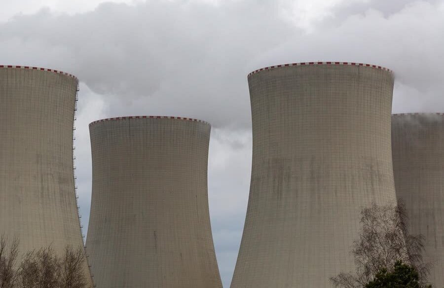 Stockfoto kerncentrales