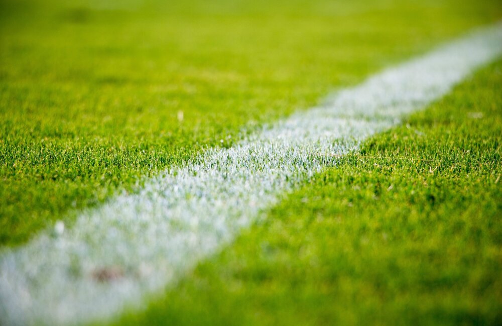 Stockfoto voetbalveld