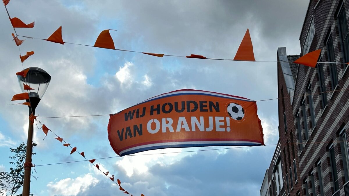 Versieringen WK-voetbal