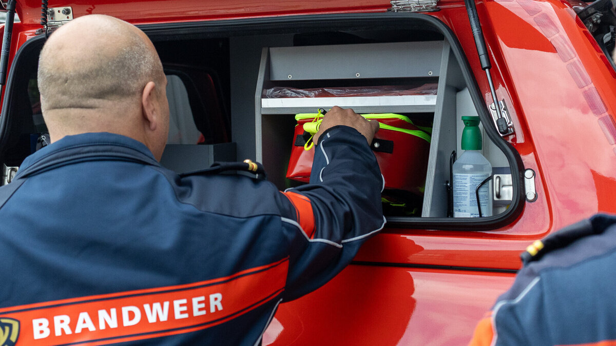 Stockfoto brandweer