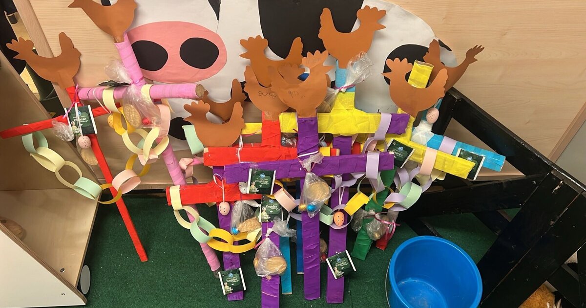 Palmpasen op de St. Leonardusschool in Brielle