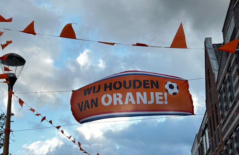 Versieringen WK-voetbal