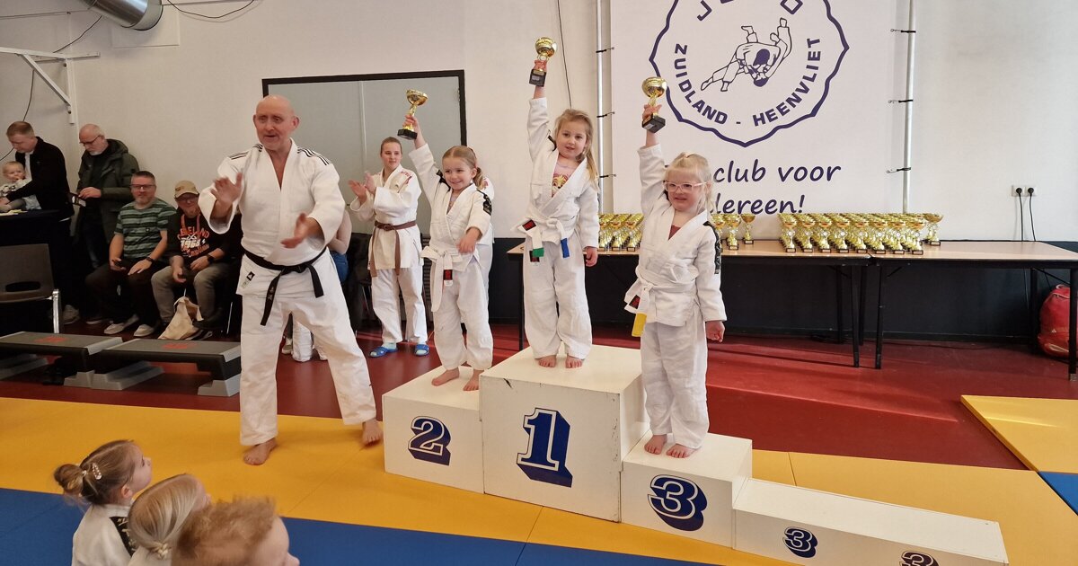 Feestelijke 40e clubkampioenschappen bij Judo Zuidland-Heenvliet