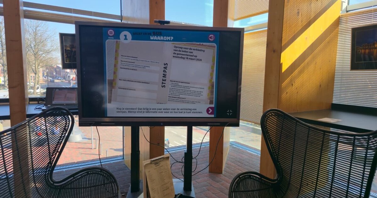 Inwoners kunnen in De Boekenberg oefenen met stemmen