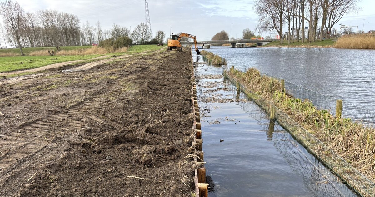 Zeldzame mortiergranaat gevonden tijdens werkzaamheden Kanaal door Voorne