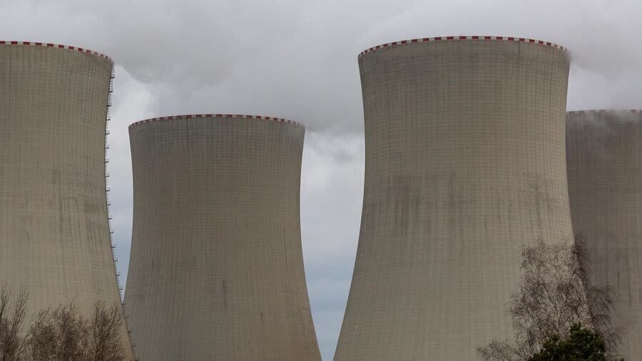 Stockfoto kerncentrales