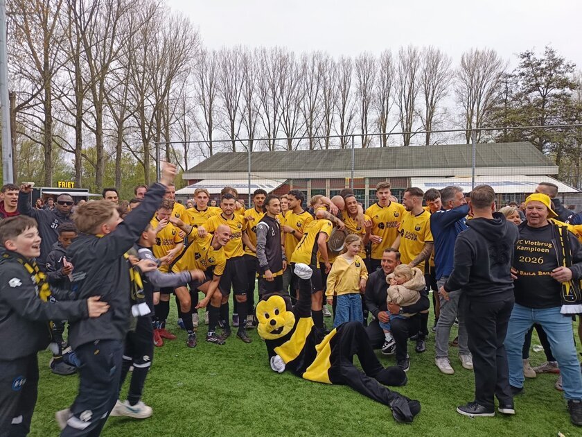 FC Vlotbrug is de snelste kampioen van Nederland