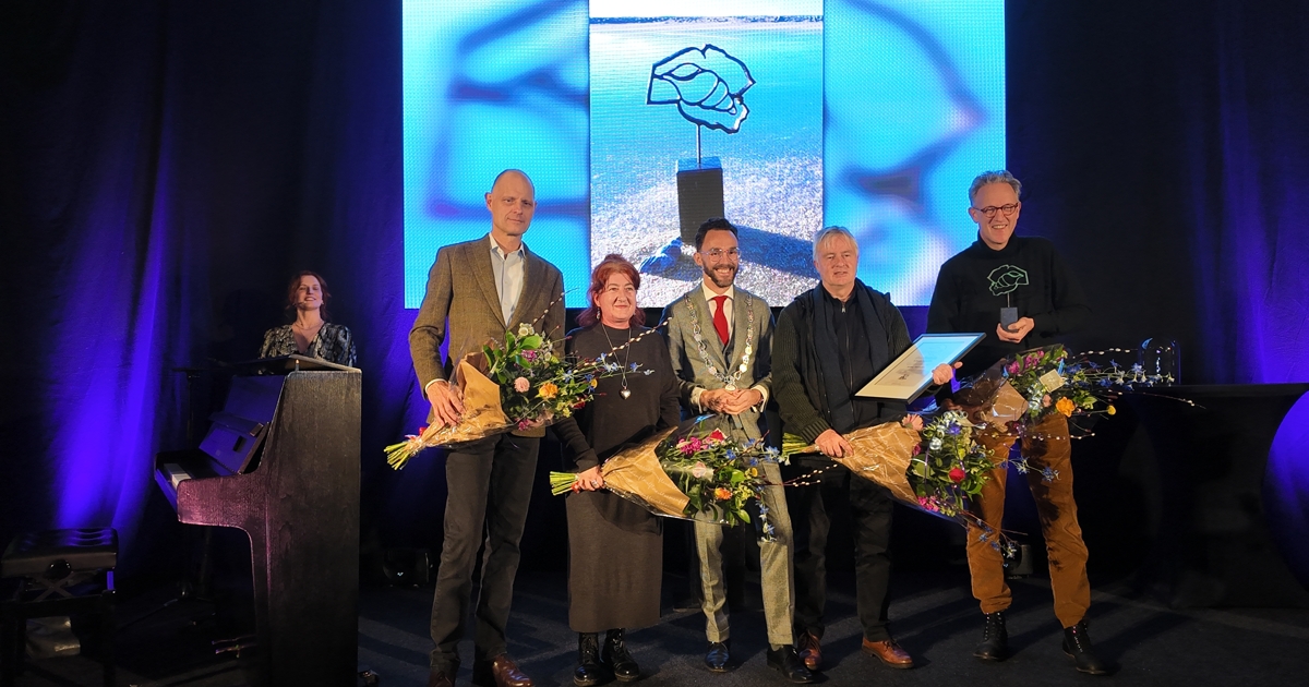 Bronzen Schelp 2026 voor Stichting Biberbunker