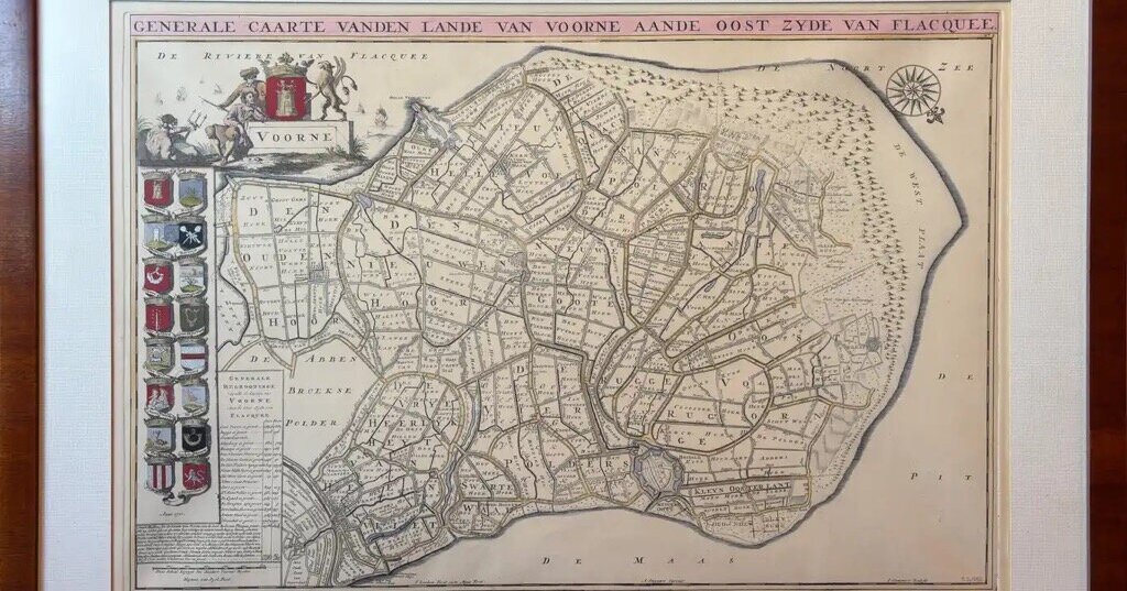 Fortresse Holland ontvangt herdruk Kaartboek van Voorne