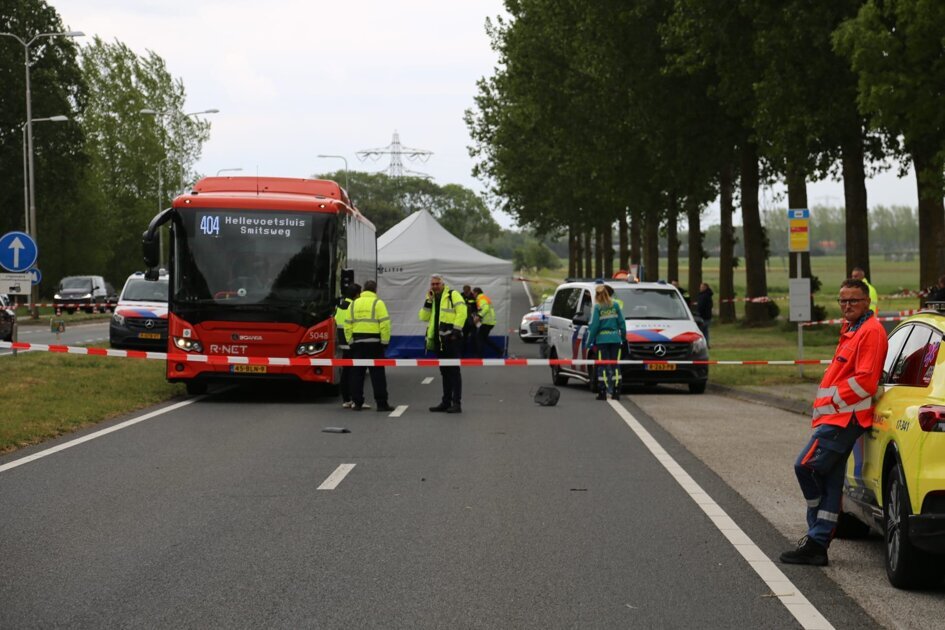 Ernstig ongeval op Groene Kruisweg-Oost in Heenvliet