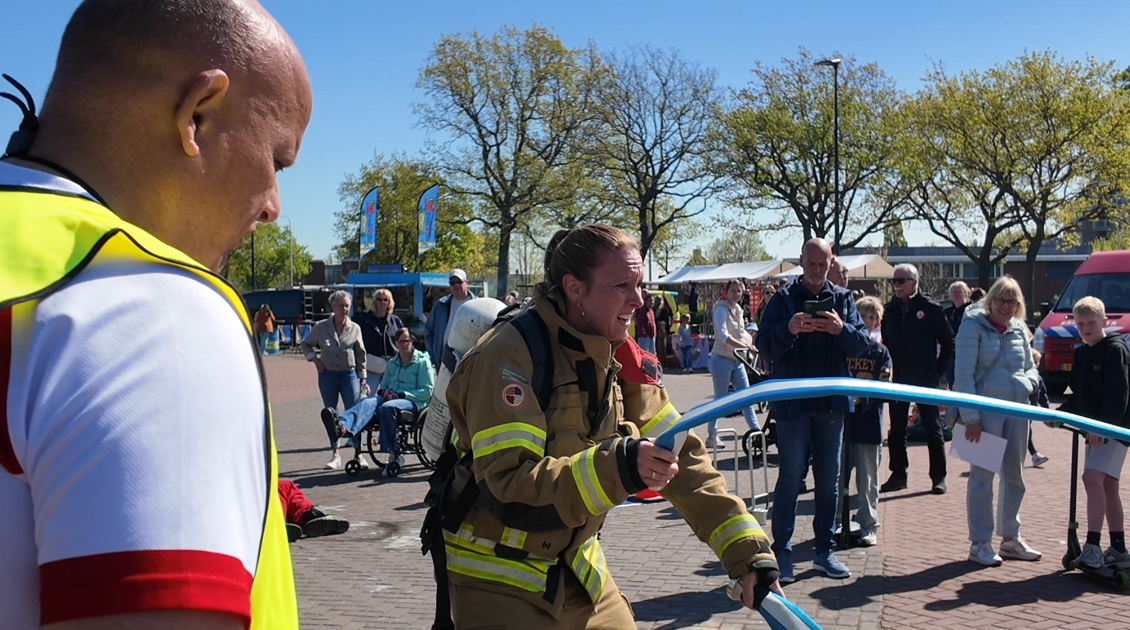 Verhitte Firox Games tijdens Brandweerdag voor Roparun